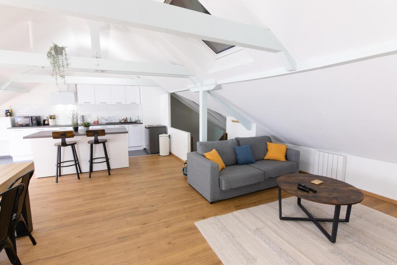 Appartement Atypique Proche Gare/ Dans L'Hyper-Centre Spacieux Pour 6P Au Coeur De Mülhausen Exterior foto