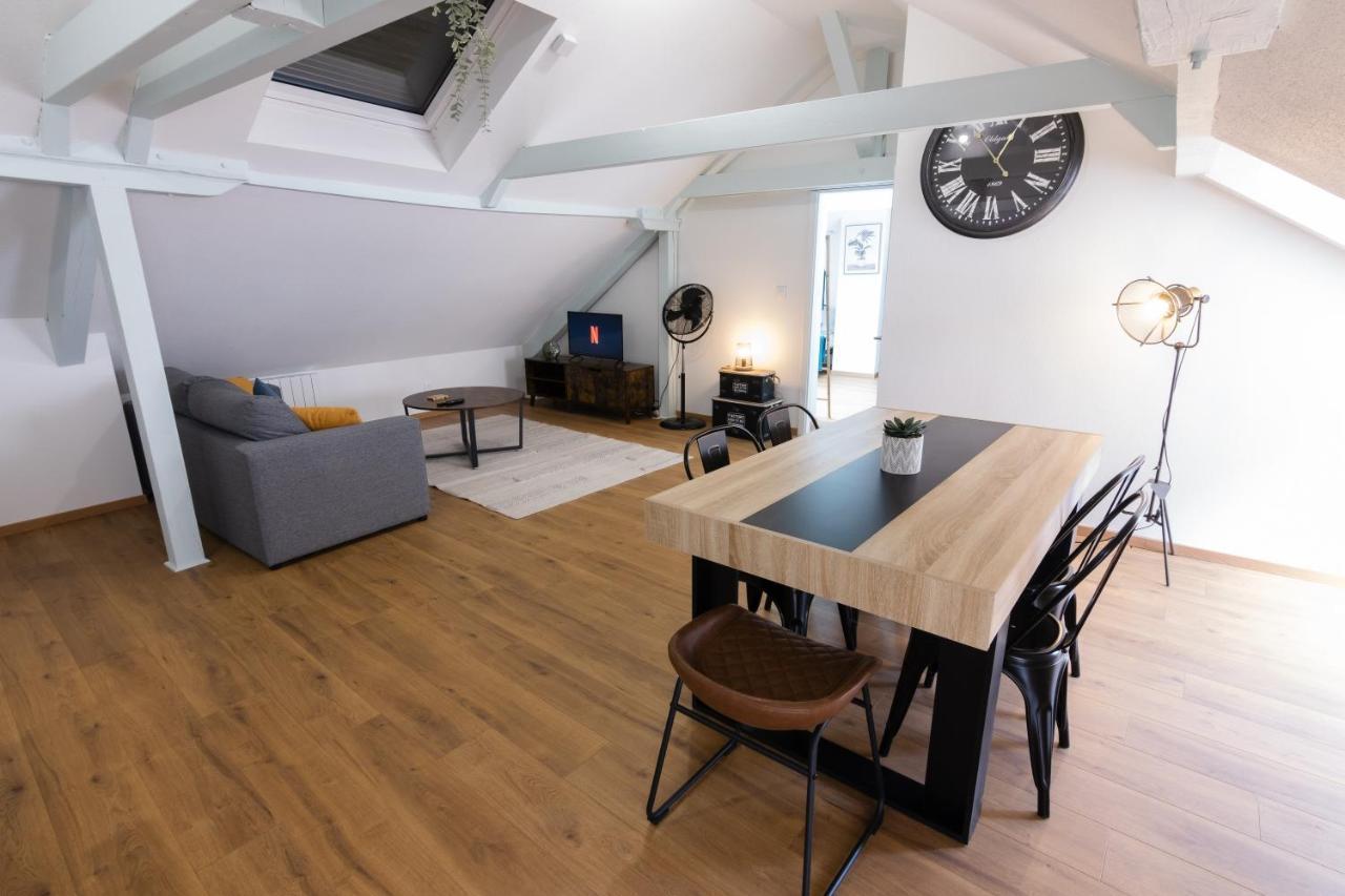 Appartement Atypique Proche Gare/ Dans L'Hyper-Centre Spacieux Pour 6P Au Coeur De Mülhausen Exterior foto